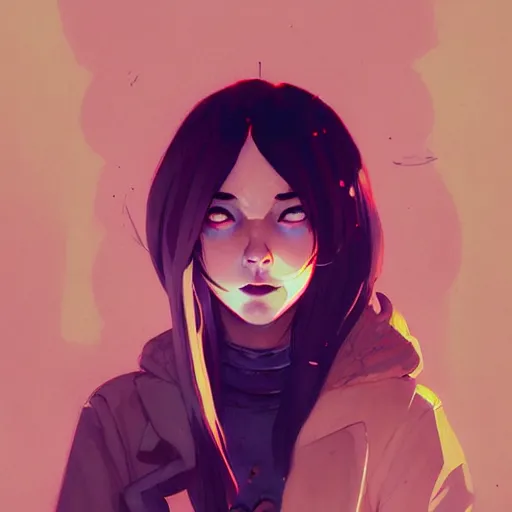 Image similar to portrait of sally face, by ross tran and atey ghailan, by greg rutkowski, by greg tocchini, by james gilleard, by joe fenton, by kaethe butcher, dynamic lighting, grunge aesthetic