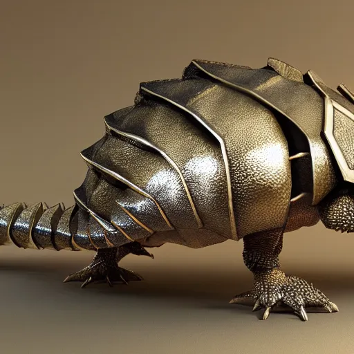 Image similar to an armored armadillo, made by stanley artgerm lau, wlop, rossdraws, artstation, cgsociety, concept art, cgsociety, octane render, trending on artstation, artstationhd, artstationhq, unreal engine, 4 k, 8 k,