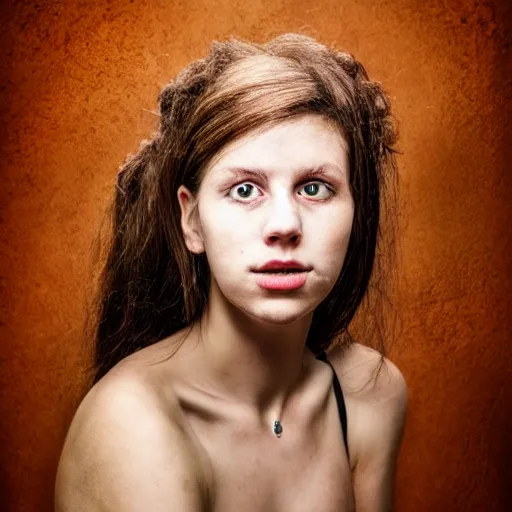Image similar to amazing portrait photo of a young woman