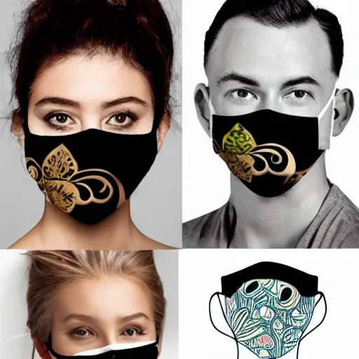 Image similar to face mask designs