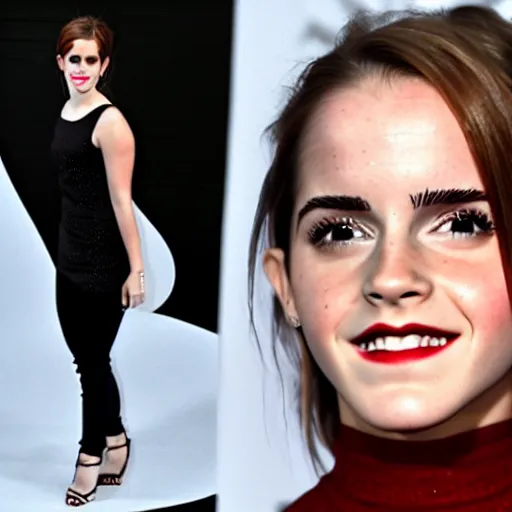 Prompt: emma watson dressed up as casper the friendly ghost in the style of pixar