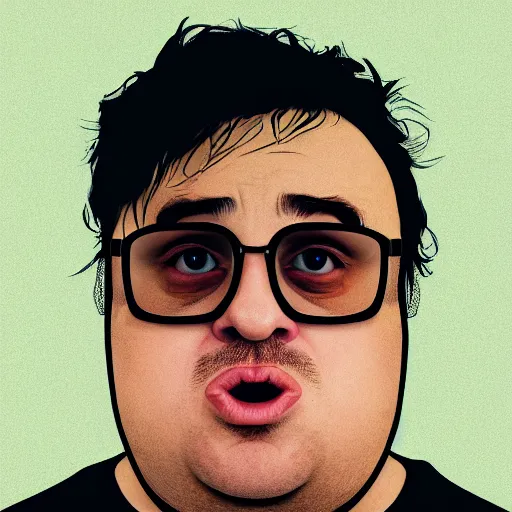 Image similar to obese danny devito as a hacker in the matrix, modelsociety, radiant skin, huge anime eyes, rtx on, perfect face, directed gaze, intricate, contrast correction, sony a 7 r iv, symmetric balance, polarizing filter, photolab, lightroom, 4 k, dolby vision, photography award