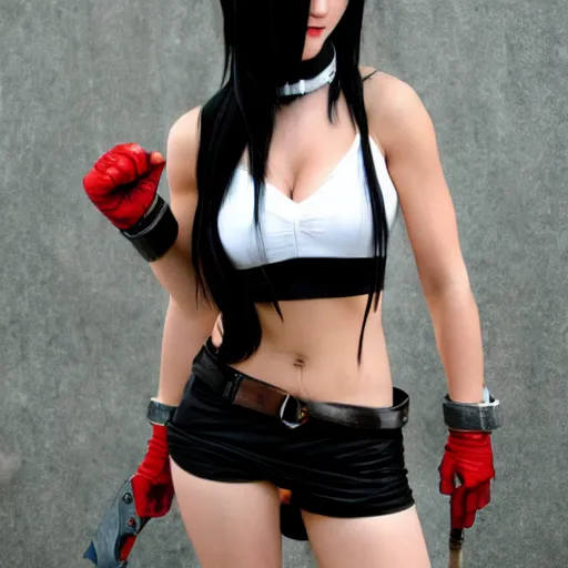 Image similar to tifa lockhart by mingchen shen