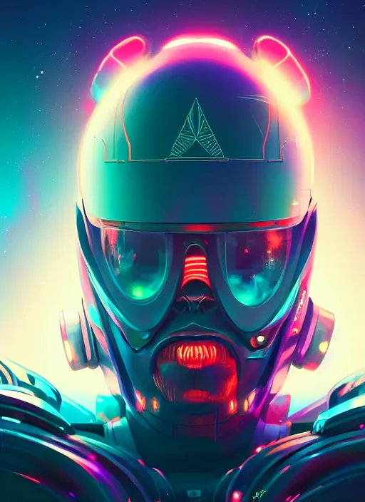 Prompt: an evolved ai that considers itself alive, space graphics art in background, close up, wlop, dan mumford, artgerm, liam brazier, peter mohrbacher, 8 k, raw, featured in artstation, octane render, cinematic, elegant, intricate, 8 k
