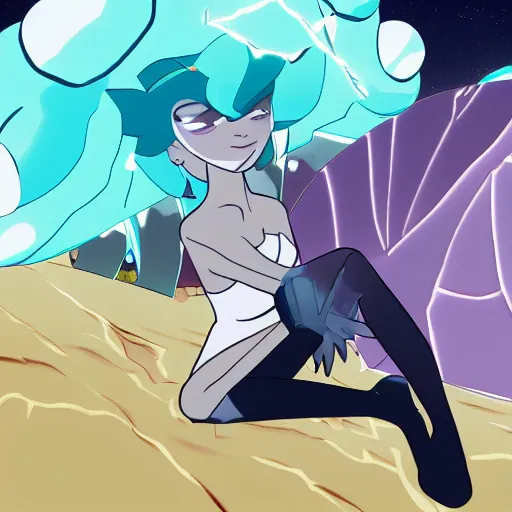 Image similar to me being stepped on by white diamond from steven universe