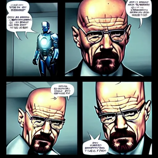 Prompt: Walter White as ironman