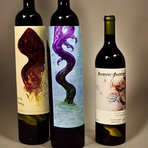 Prompt: a wine elemental