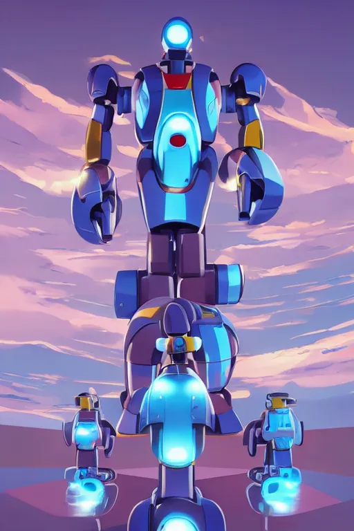 Image similar to metabots medabots medarotto medarot robot minimalist comics, behance hd by jesper ejsing, by rhads, makoto shinkai and lois van baarle, ilya kuvshinov, rossdraws global illumination ray tracing hdr radiating a glowing aura