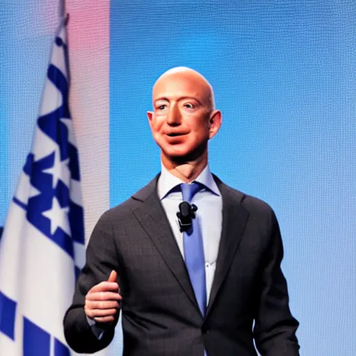 Prompt: The love child of Jeff Bezos and Mark Zuckerberg