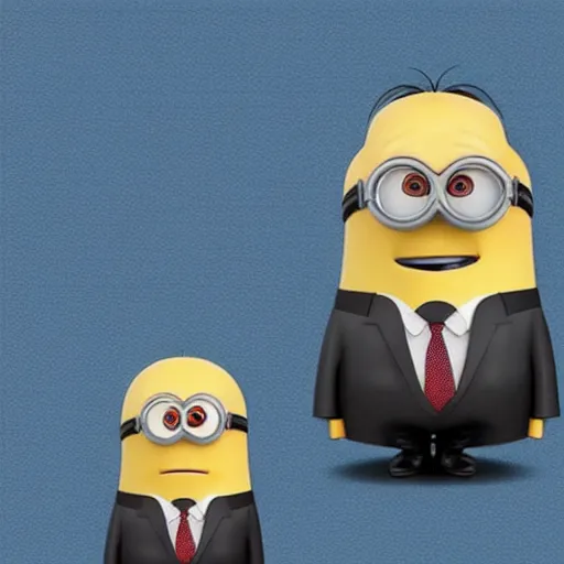 Image similar to Vladimir putin as a minion, highly detailed