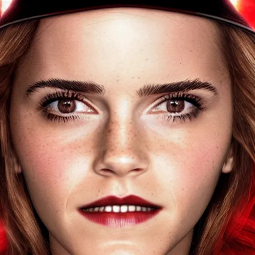 Image similar to Still of Emma Watson as Scarlett Witch