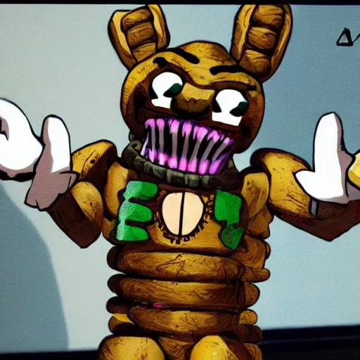 Image similar to springtrap playing in the nba