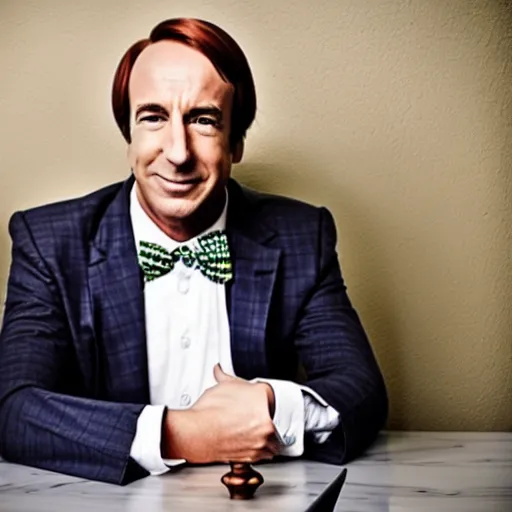 Prompt: a photo of Saul Goodman