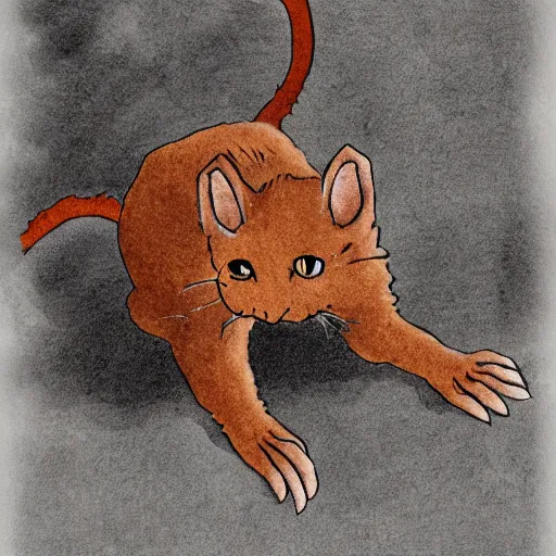 Image similar to ghoul rat cat