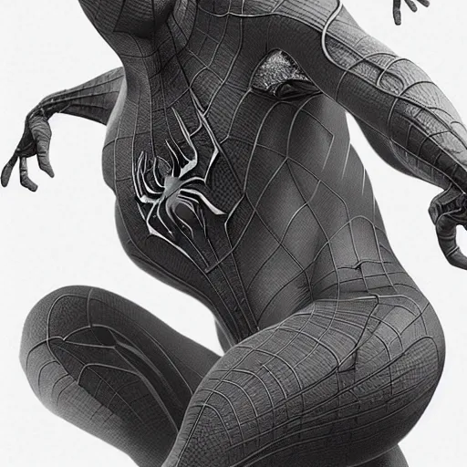 Prompt: “Spiderman , full figure. detailed portrait, character, intricate complexity, in the style of Artgerm, Kazuki Tanahashi, and WLOP, quixel megascan”