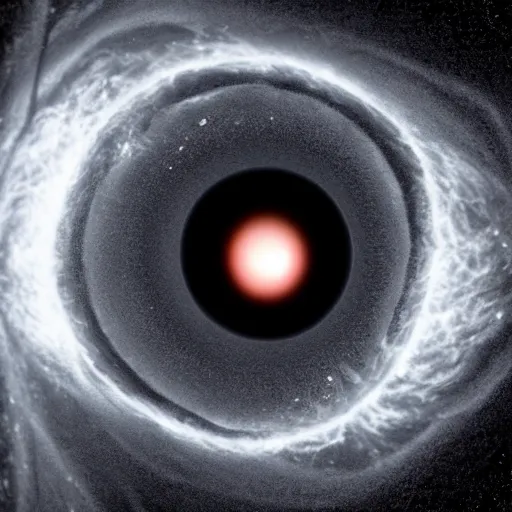 Image similar to Human Eye as a Blackhole with sparks