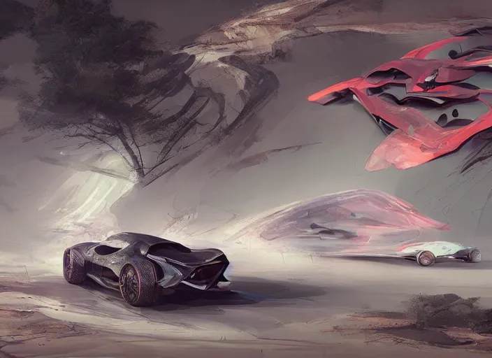 Image similar to a beautiful concept design of a supercar converted into offroad sport. car design by cory loftis, fenghua zhong, ryohei hase, ismail inceoglu and ruan jia. volumetric light.