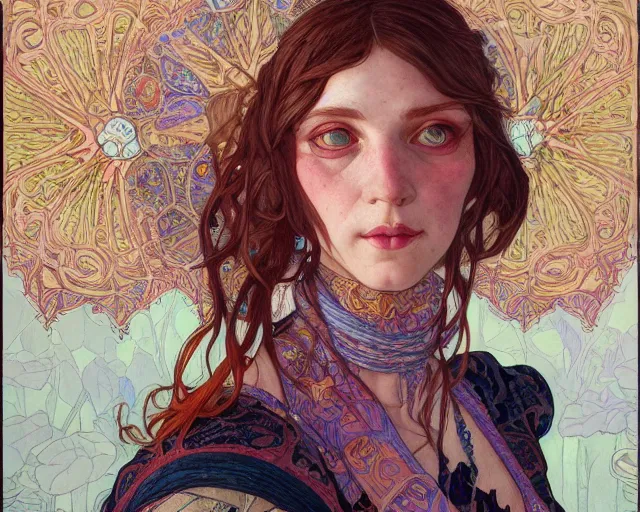 Image similar to photography of hope gangloff, deep focus, d & d, fantasy, intricate, elegant, highly detailed, digital painting, artstation, concept art, matte, sharp focus, illustration, hearthstone, art by artgerm and greg rutkowski and alphonse mucha