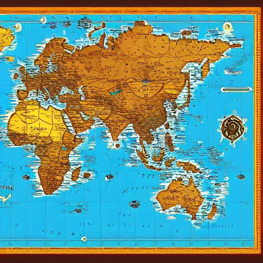 Image similar to Variable world fantasy map