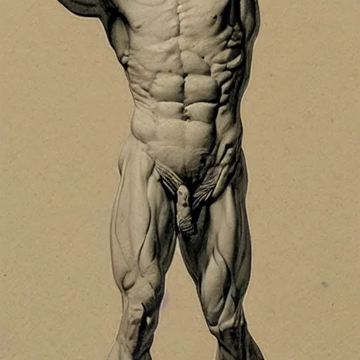 Image similar to Jacques-Louis David anatomy study