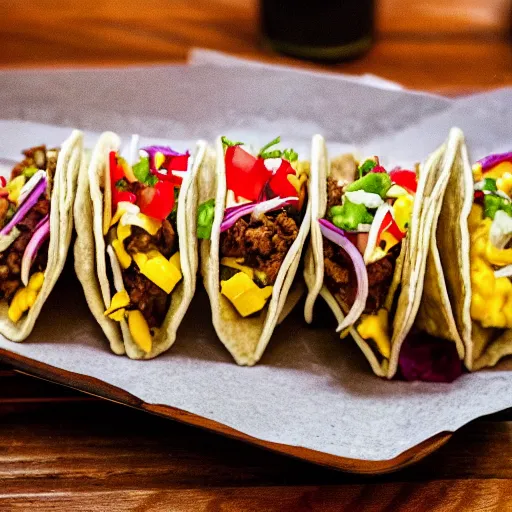 Prompt: <photo attention-grabbing>just a regular taco</photo>