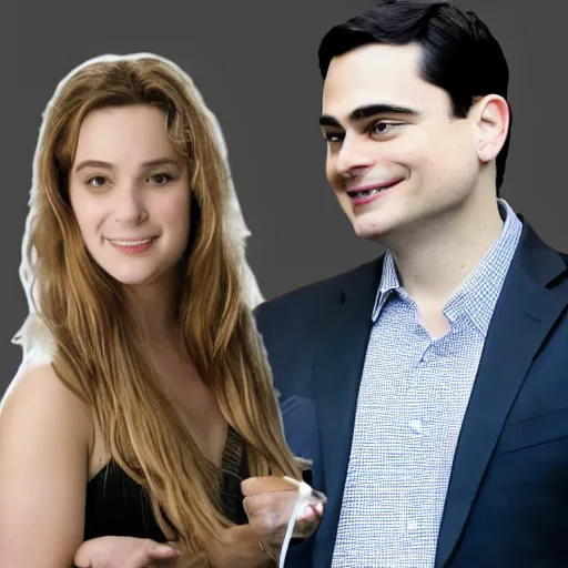 Prompt: modern romance movie with ben shapiro