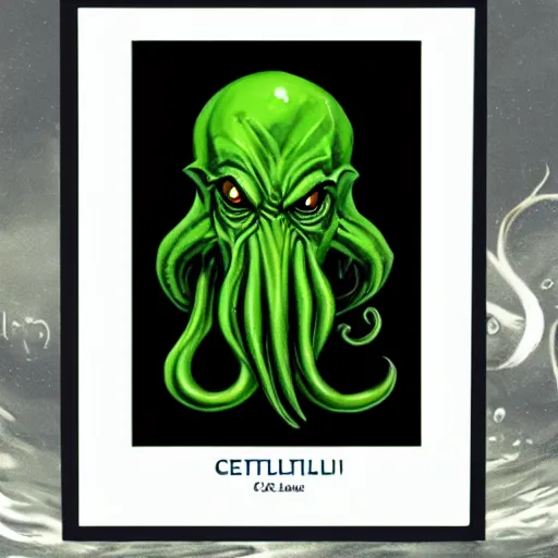 Image similar to cthulhu caricature