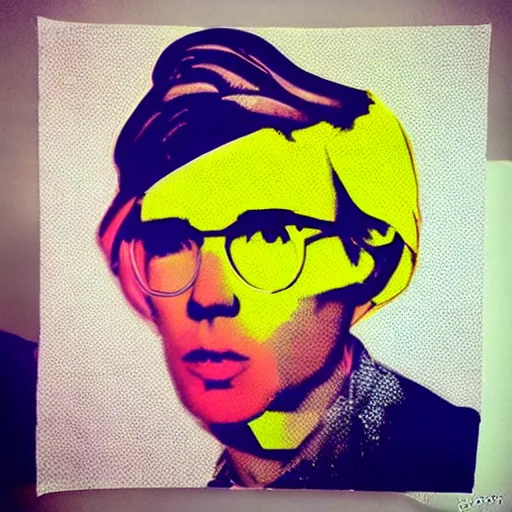 Prompt: “ a lemon dressed like andy warhol, detailed ”