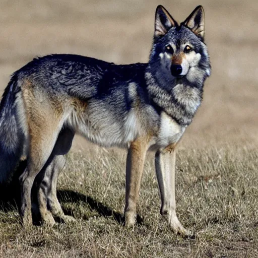 Prompt: czechoslovakian wolf