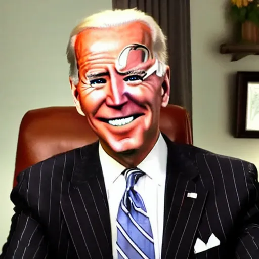 Image similar to Joe Biden combined with a Bionicle