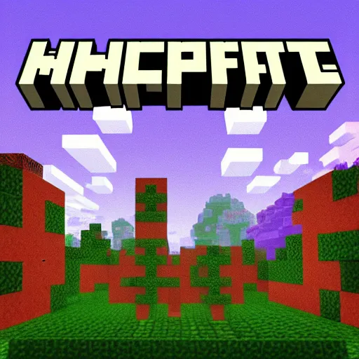 Prompt: lofi album cover art for Minecraft