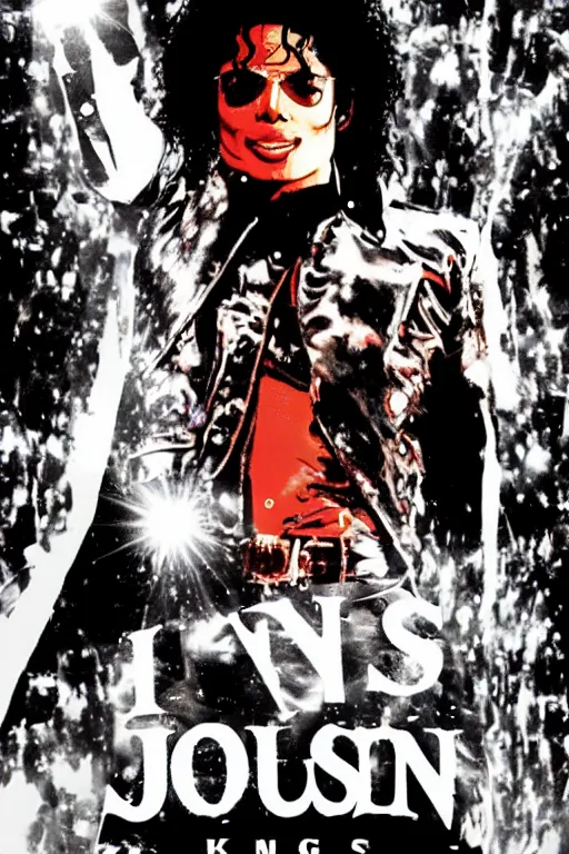 Image similar to this is it concert poster 2 0 0 9 king of pop, michael jackson 2 0 0 9 shades style, promotional, o 2 arena, london uhd, sharp, ultra realistic face, 4 k, cinematic, marvel, render, behind the scenes, leaked, set photo, detailed, modern, real life, sighting, photo real