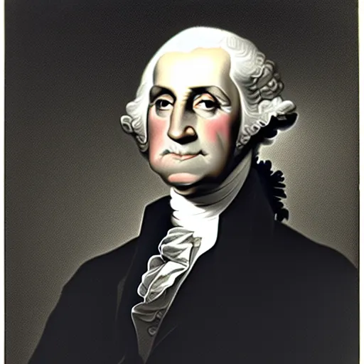 Image similar to photograph of George Washington