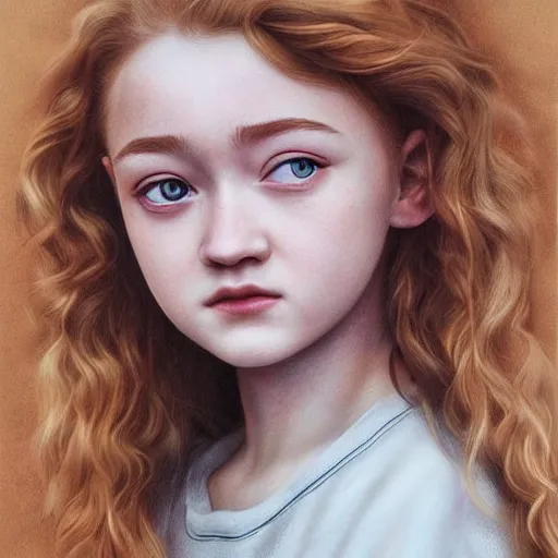 portrait of a hybrid of julia garner and sadie sink, | Stable Diffusion ...