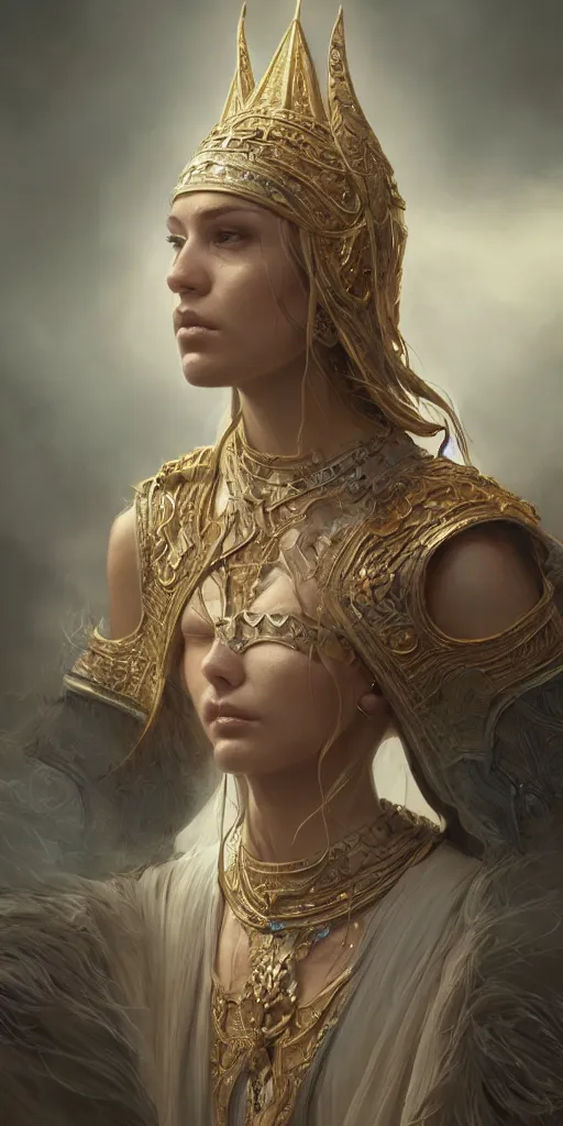 Image similar to priestess, awardwinning movie still, intricate, highly detailed, digital painting, artstation, concept art, smooth, sharp focus, illustration, Unreal Engine 5, 8K, art by artgerm and greg rutkowski