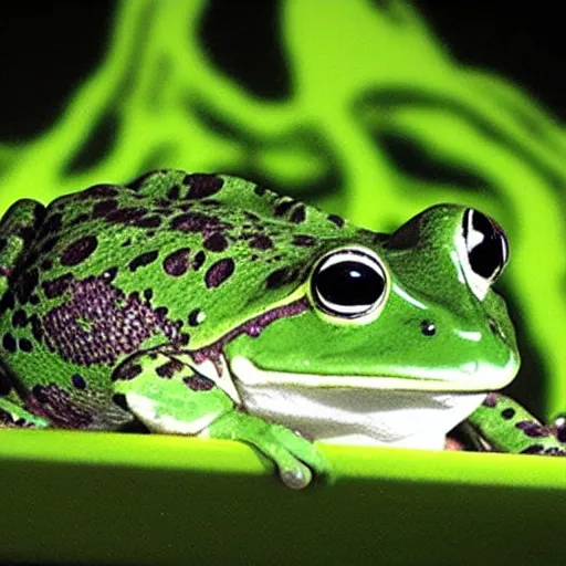 Prompt: mystic photo of the frog, studio ghibli, beautiful, crisp