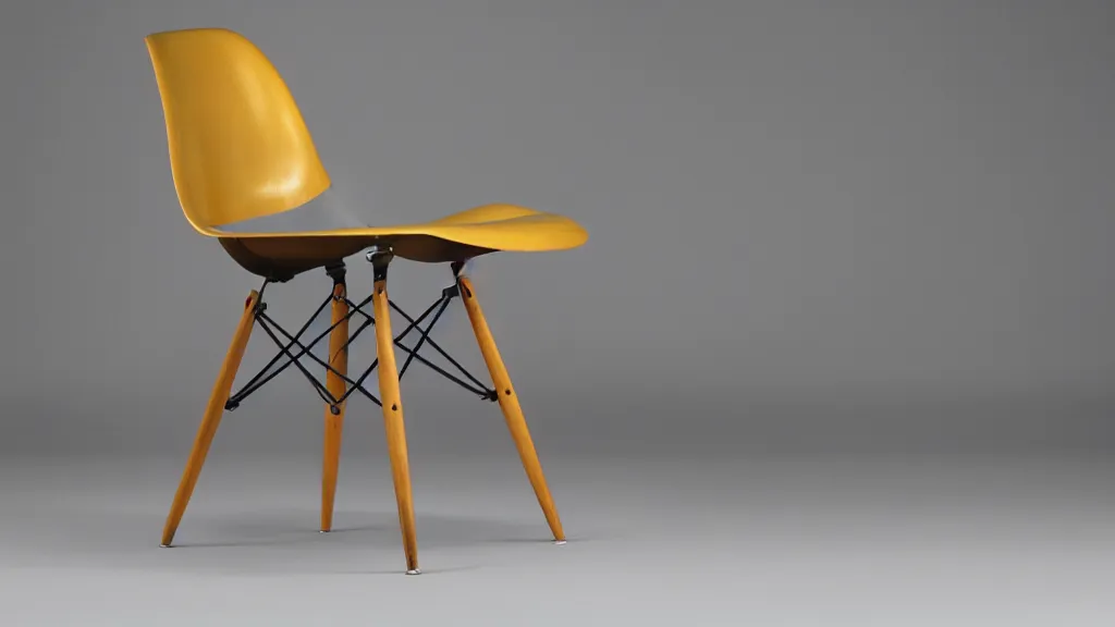 Prompt: a chair by eames