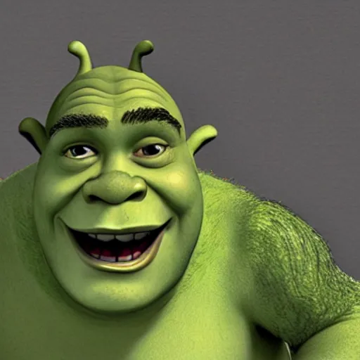 Image similar to shrek ready to bone