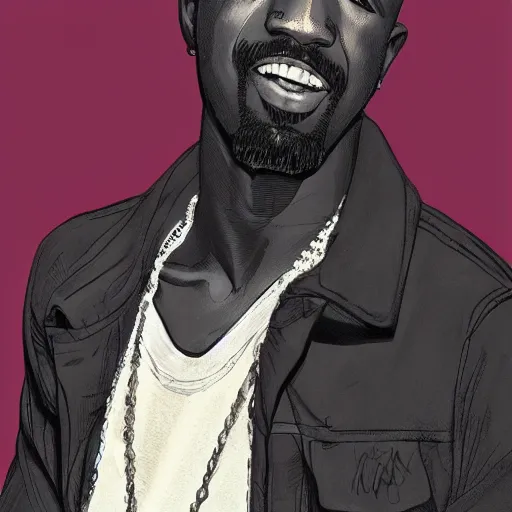 Image similar to detailed portrait of freddie gibbs