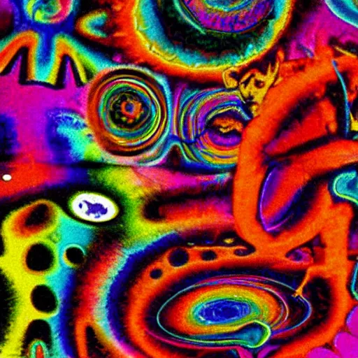 Image similar to lsd, hallucinogenic, dreamlike,