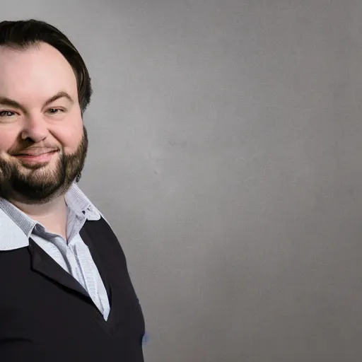 Image similar to rich evans, head and shoulders studio photo