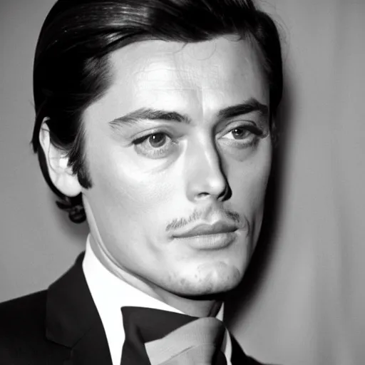 Image similar to alain delon in 1 9 6 3