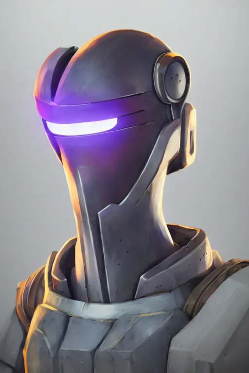 Image similar to epic mask helmet robot ninja portrait stylized as fornite style game design fanart by by roger hargreaves and jim henson, concept artist gervasio canda, behance hd by makoto shinkai and lois van baarle, ilya kuvshinov, rossdraws global illumination radiating a glowing aura global illumination ray tracing hdr render in unreal engine 5