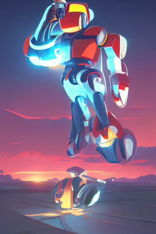 Image similar to metabots medabots medarotto medarot robot minimalist comics, behance hd by jesper ejsing, by rhads, makoto shinkai and lois van baarle, ilya kuvshinov, rossdraws global illumination ray tracing hdr radiating a glowing aura