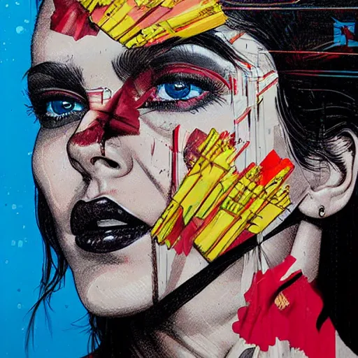 Image similar to head exploding, by MARVEL comics and Sandra Chevrier