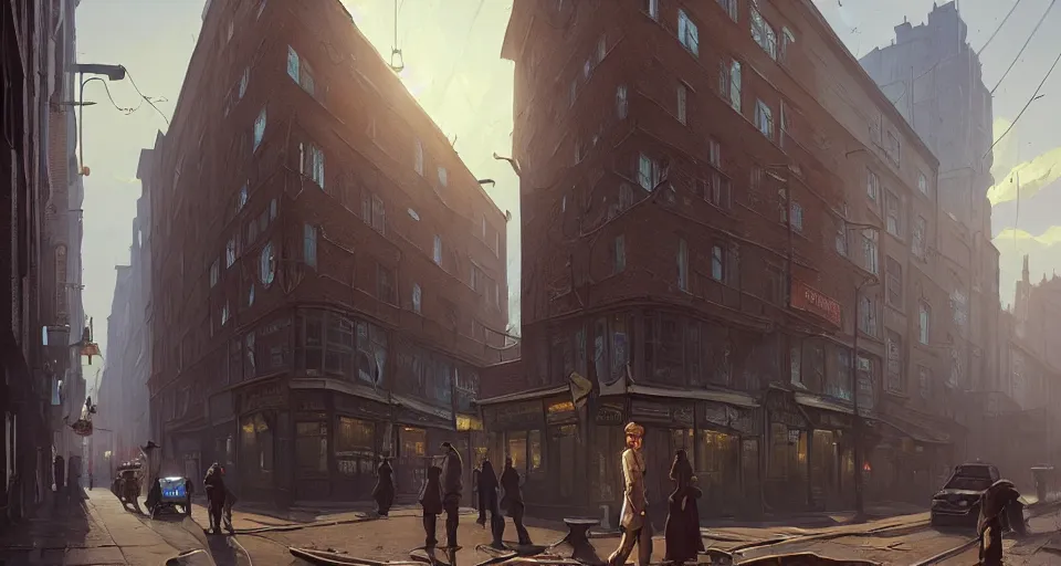 Prompt: highly detailed whitechapel 1 8 8 8, stephen bliss, unreal engine, greg rutkowski, loish, rhads, beeple, makoto shinkai and lois van baarle, ilya kuvshinov, rossdraws, tom bagshaw, tom whalen, alphonse mucha, global illumination, god rays, detailed and intricate environment