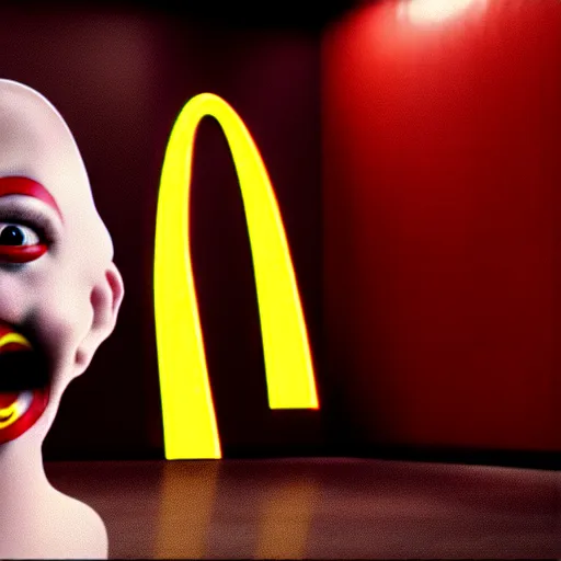 Image similar to mcdonald's horror tv advertisement, ultra realistic, 4 k, digital art, cinematic style of david kronenberg