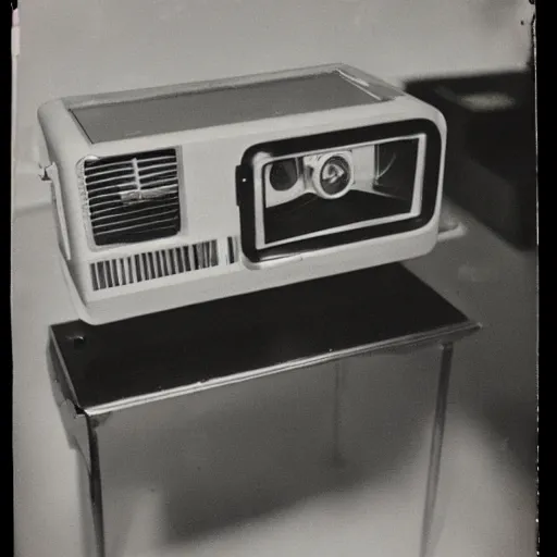 Prompt: 1960s art of Secret government lab. Alien autopsy, polaroid, kodak, film grain