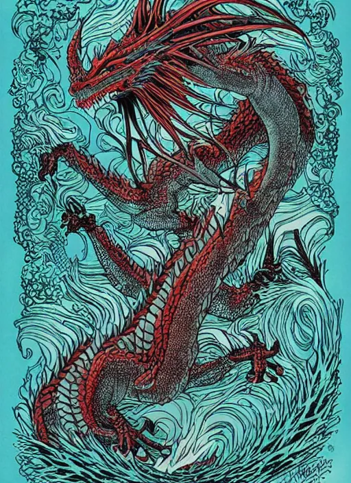 Image similar to dragon by richey beckett