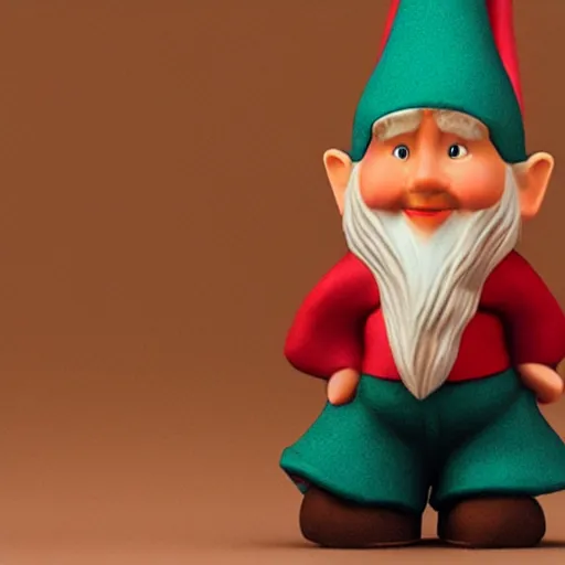 Prompt: Traditional gnome salutation, realistic photo, dynamic lighting